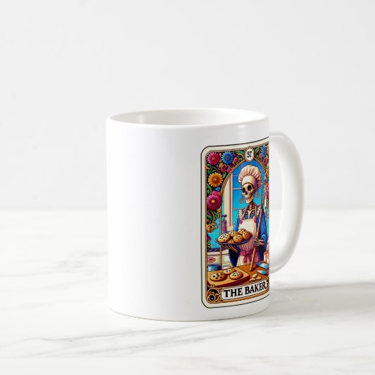 De bakker tarot koffiemok (Voorkant rechts)