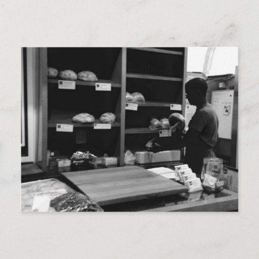 De bakkerij briefkaart (Voorkant)