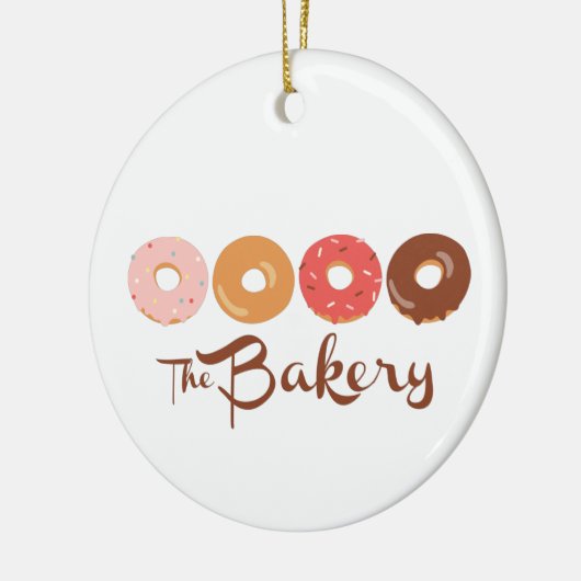 De bakkerij keramisch ornament (Links)