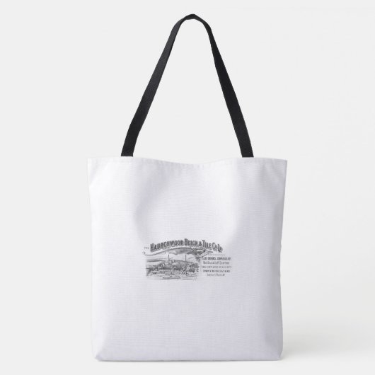 De Baksteen en Tegel Nuneaton van Haunchwood Tote Bag (Achterkant)