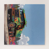 De bakstenen dumpen - Big-Rig Haul Truck Legpuzzel (Horizontaal)