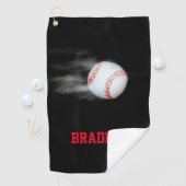 De bal de Speler van het Baseball Team van de Ball Golfhanddoek (Insitu)