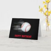 De bal de Speler van het Baseball Team van de Ball Kaart (Gele Bloem)