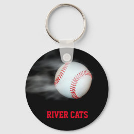 De bal de Speler van het Baseball Team van de Ball Sleutelhanger
