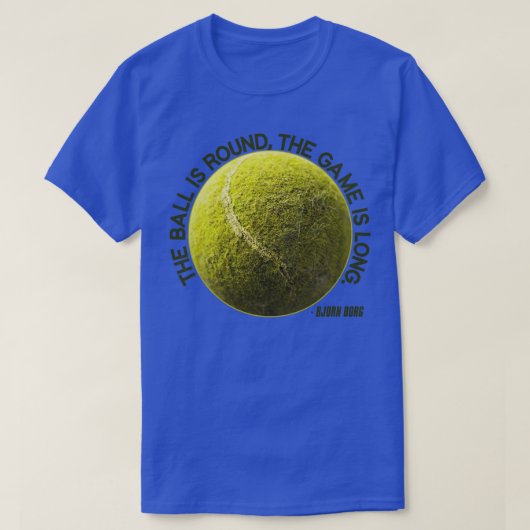 De bal is rond het spel is Long Bjorn Borg T-shirt (Design voorkant)