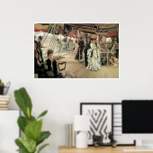 De bal op het schip, James Tissot Poster (Thuiskantoor)
