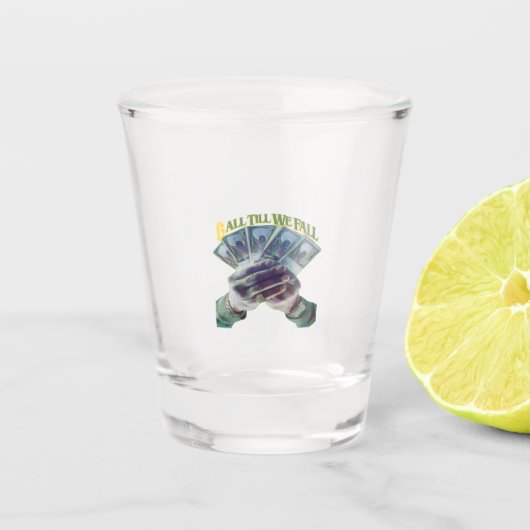 DE BAL TOT WE HERFST GESCHOTEN GLAS (Voorkant)