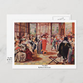 De bal van Bosse Abraham Briefkaart (Voorkant / Achterkant)