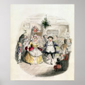 De bal van de heer Fezziwig, van 'A Kerstcarol' Poster (Voorkant)