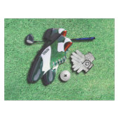 De Bal van de Schoenen van het golf Gloves de Tafelkleed (Voorkant (Horizontaal))