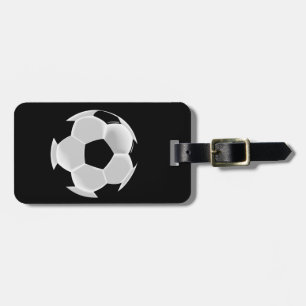 De Bal van Futbol van het Football van het voetbal Bagagelabel