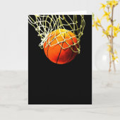 De Bal van het basketbal Kaart (Gele Bloem)