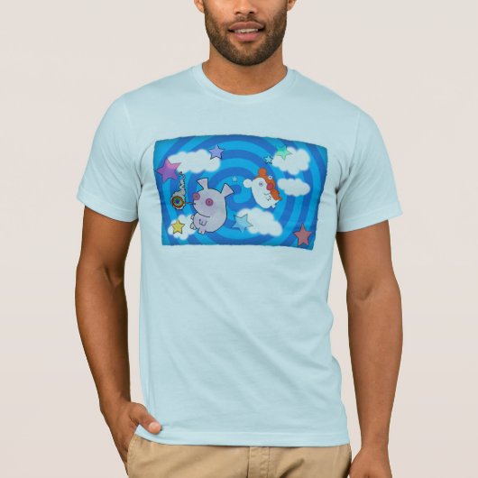 De bal van het T-shirt van de Morphing (Voorkant)