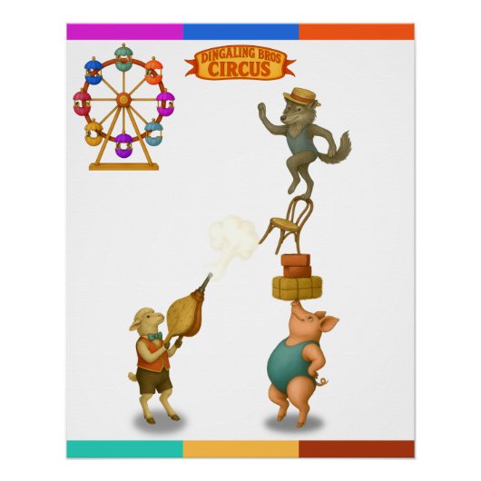 De balancerende groep perfect poster (Voorkant)