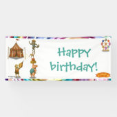 De balancerende groep spandoek (Horizontaal)