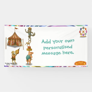 De balancerende groep spandoek