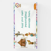 De balancerende groep spandoek (Verticaal)