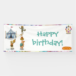 De balancerende groep spandoek