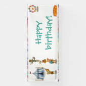 De balancerende groep spandoek (Verticaal)