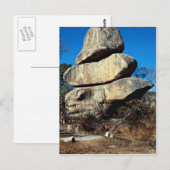 De Balancing Rocks, Harare, Zimbabwe rock formati Briefkaart (Voorkant / Achterkant)