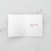 "De balans opmaken voor Pasen" Opmerking Kaart (Binnen)