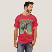 De balans van de olifant - vredig en uniek t-shirt (Voorkant volledig)