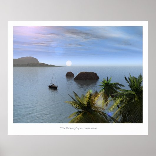 De Balcony Poster (Voorkant)