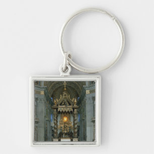 De Baldacchino, het hoge altaar en de stoel Sleutelhanger