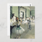 De baletklasse Edgar Degas Briefkaart (Voorkant / Achterkant)