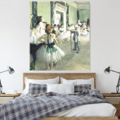 De baletklasse Edgar Degas Canvas Afdruk (Insitu (Slaapkamer))