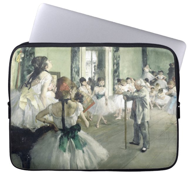 De baletklasse Edgar Degas Laptop Sleeve (Voorkant)