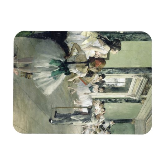 De baletklasse Edgar Degas Magneet (Horizontaal)