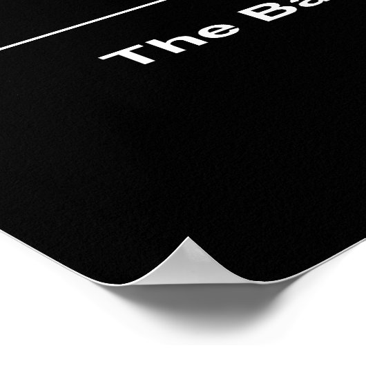 De balk over de melkweg - de maan van de kunstenaa poster (Hoek)