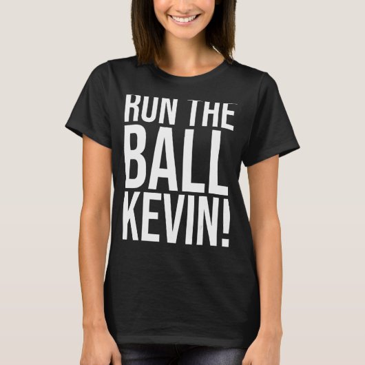 De Ball Kevin Funny runnen T-shirt (Voorkant)