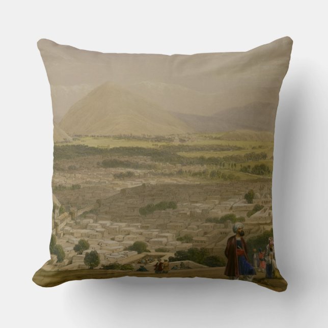 De Balla Hissar en de stad Caubul uit de Uppe Kussen (Voorkant)