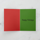 De Ballen van de Vasectomie van Kerstmis Feestdagen Kaart (Binnen)