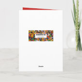 De Ballen van de Vasectomie van Kerstmis Feestdagen Kaart (Achterkant)