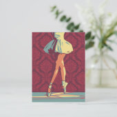De Ballerina Briefkaart (Staand voorkant)
