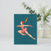DE BALLERINA ~ BRIEFKAART (Staand voorkant)