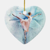 De Ballerina Keramisch Ornament (Achterkant)