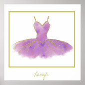 De Ballerina Lach Poster (Voorkant)