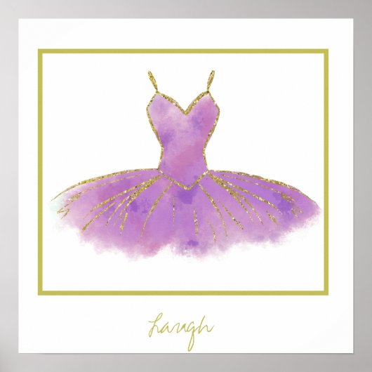 De Ballerina Lacht Poster (Voorkant)