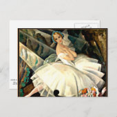 De Ballerina Ullal Poulsen in Ballet Chopiniana Briefkaart (Voorkant / Achterkant)