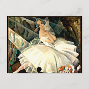 De Ballerina Ullal Poulsen in Ballet Chopiniana Briefkaart