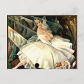 De Ballerina Ullal Poulsen in Ballet Chopiniana Briefkaart (Voorkant)