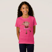 De Ballerina van de aap T-shirt (Voorkant volledig)