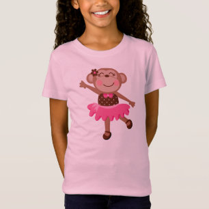 De Ballerina van de aap T-shirt