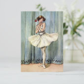 De Ballerina van Florence Anderson Bedankkaart (Staand voorkant)