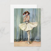De Ballerina van Florence Anderson Bedankkaart (Voorkant / Achterkant)