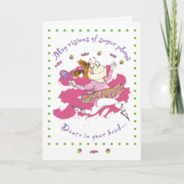 De ballerinaKerstkaart van Clarisse Feestdagen Kaart